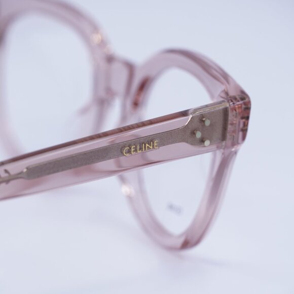 Celine CL50109I 072 Eyeglasses Shiny Light Pink 51mm Square Frame - Picture 5 of 10